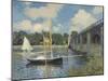 The Bridge at Argenteuil, 1874-Claude Monet-Mounted Giclee Print