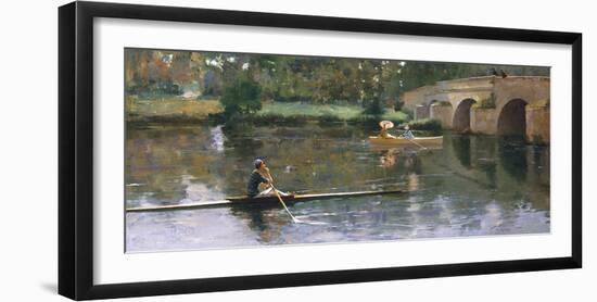 The Bridge at Grez, 1883-Sir John Lavery-Framed Premium Giclee Print