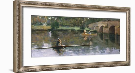 The Bridge at Grez, 1883-Sir John Lavery-Framed Premium Giclee Print