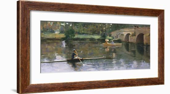 The Bridge at Grez, 1883-Sir John Lavery-Framed Premium Giclee Print