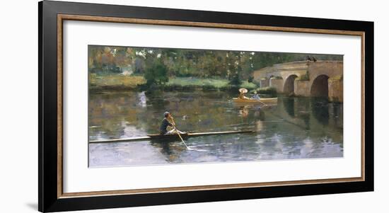 The Bridge at Grez, 1883-Sir John Lavery-Framed Premium Giclee Print