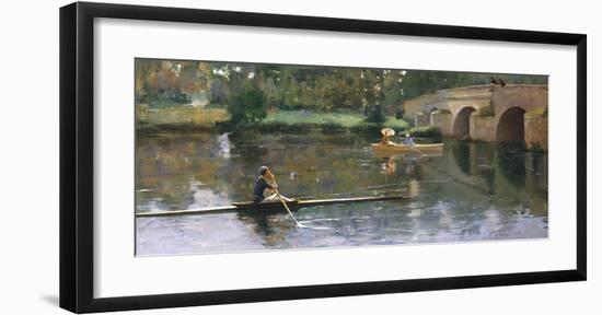 The Bridge at Grez, 1883-Sir John Lavery-Framed Premium Giclee Print