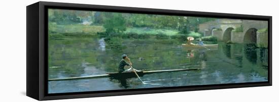 The Bridge at Grez, 1883-Sir John Lavery-Framed Premier Image Canvas