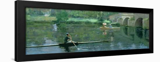 The Bridge at Grez, 1883-Sir John Lavery-Framed Giclee Print