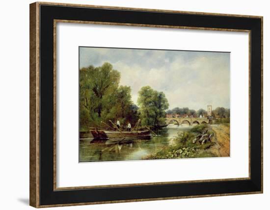 The Bridge at Henley-On-Thames-Frederick Waters Watts-Framed Giclee Print