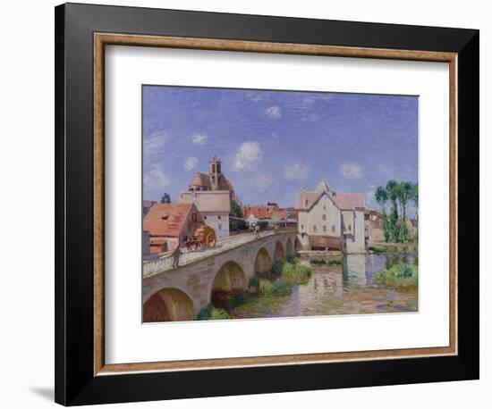 The Bridge at Moret, 1893-Alfred Sisley-Framed Giclee Print