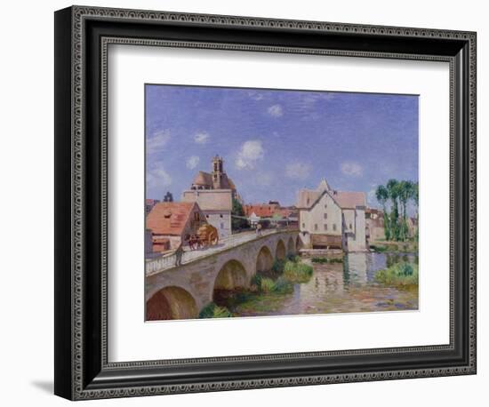 The Bridge at Moret, 1893-Alfred Sisley-Framed Giclee Print