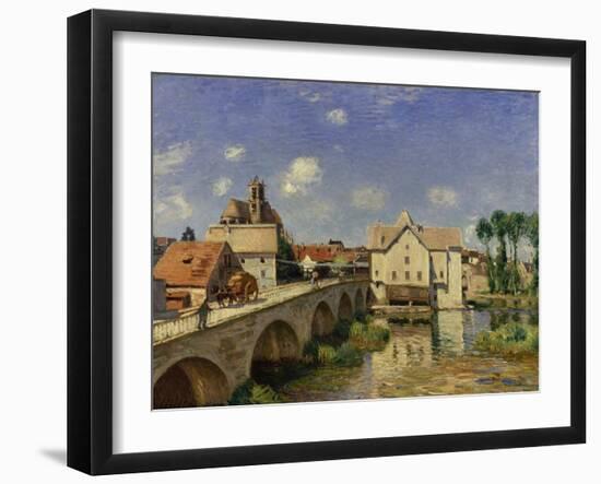 The Bridge at Moret, 1893-Alfred Sisley-Framed Art Print