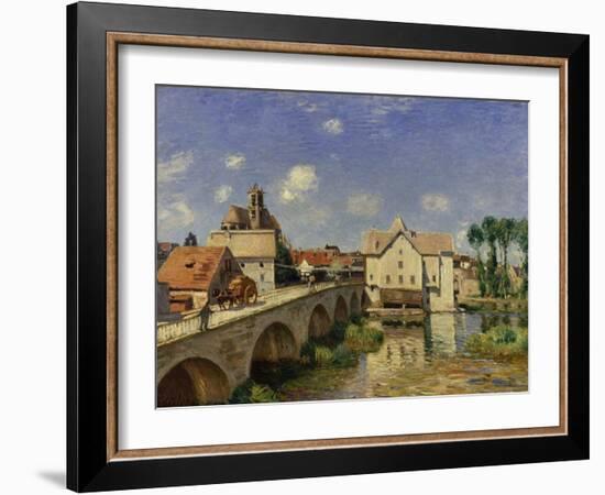 The Bridge at Moret, 1893-Alfred Sisley-Framed Art Print