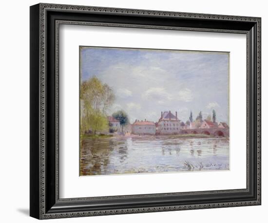 The Bridge at Moret-Sur-Loing, 1890-Alfred Sisley-Framed Giclee Print