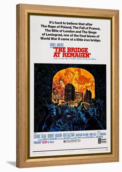 The Bridge at Remagen, Top from Left: George Segal, Ben Gazzara, 1969-null-Framed Stretched Canvas