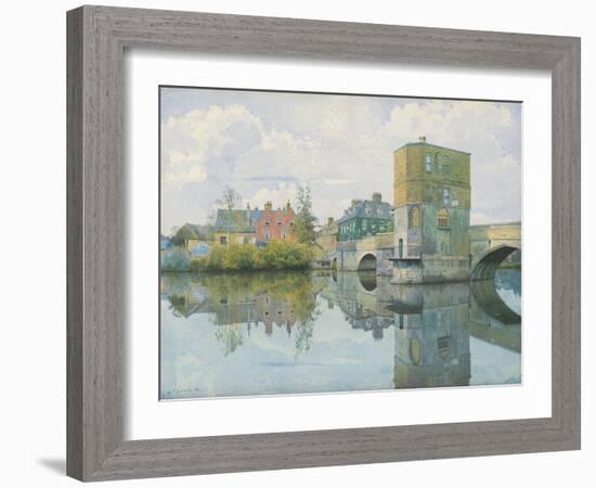 The Bridge at St, 1903-William Fraser Garden-Framed Giclee Print