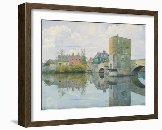 The Bridge at St, 1903-William Fraser Garden-Framed Giclee Print