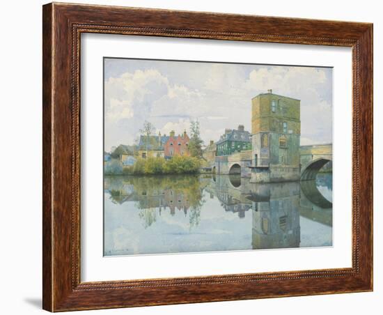 The Bridge at St, 1903-William Fraser Garden-Framed Giclee Print