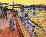 The Bridge at Trinquetaille-Vincent van Gogh-Framed Textured Art