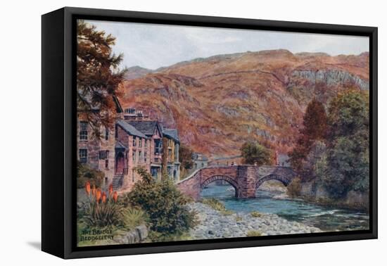 The Bridge, Beddgellert-Alfred Robert Quinton-Framed Premier Image Canvas