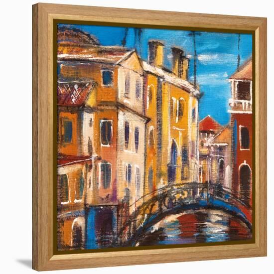 The Bridge From Ancient Venice-balaikin2009-Framed Stretched Canvas