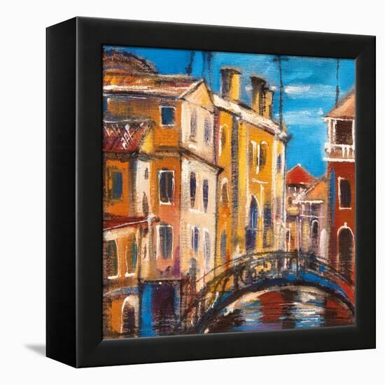 The Bridge From Ancient Venice-balaikin2009-Framed Stretched Canvas