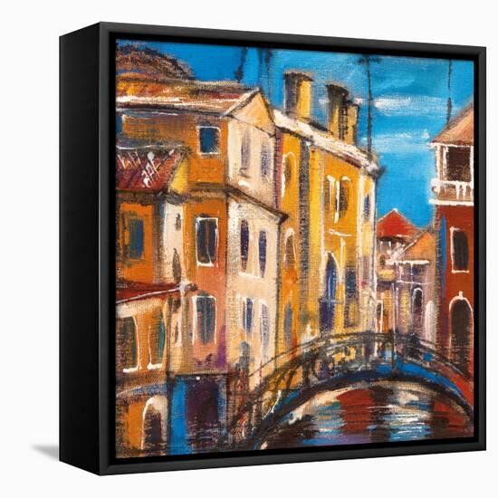 The Bridge From Ancient Venice-balaikin2009-Framed Stretched Canvas