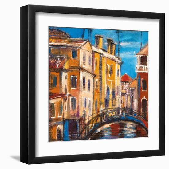 The Bridge From Ancient Venice-balaikin2009-Framed Art Print