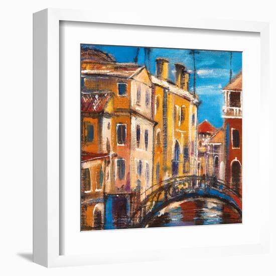 The Bridge From Ancient Venice-balaikin2009-Framed Art Print