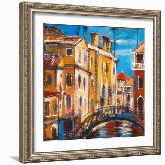 The Bridge From Ancient Venice-balaikin2009-Framed Art Print