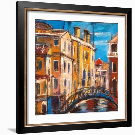 The Bridge From Ancient Venice-balaikin2009-Framed Art Print