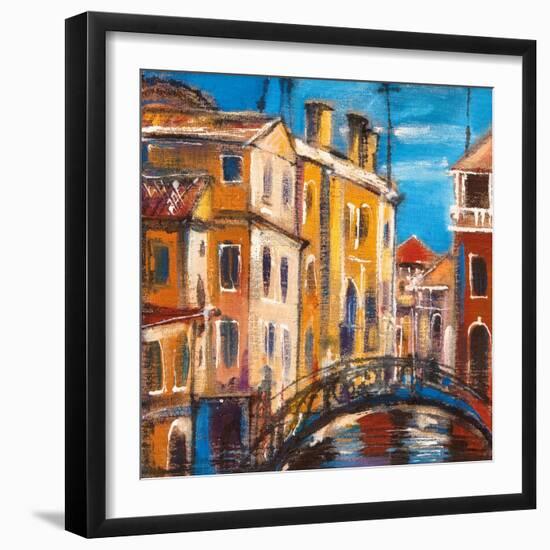 The Bridge From Ancient Venice-balaikin2009-Framed Art Print