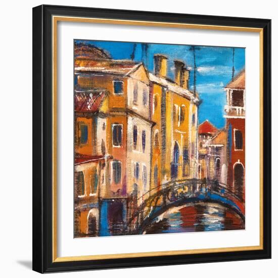 The Bridge From Ancient Venice-balaikin2009-Framed Art Print