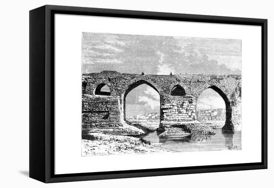 The Bridge of Dezful, Iran, 1895-Armand Kohl-Framed Premier Image Canvas