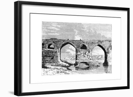 The Bridge of Dezful, Iran, 1895-Armand Kohl-Framed Giclee Print