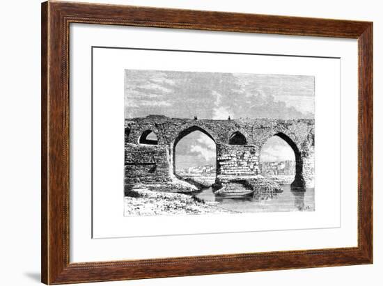 The Bridge of Dezful, Iran, 1895-Armand Kohl-Framed Giclee Print