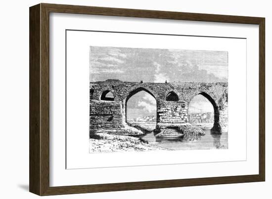 The Bridge of Dezful, Iran, 1895-Armand Kohl-Framed Giclee Print