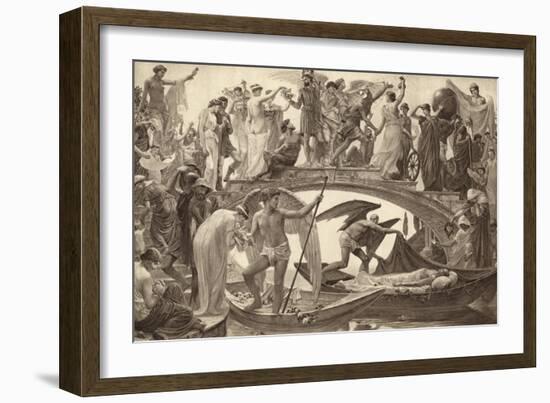 The Bridge of Life-Walter Crane-Framed Giclee Print