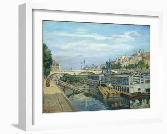 The Bridge of Louis Philippe, 1875-Armand Guillaumin-Framed Giclee Print