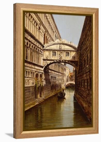 The Bridge of Sighs by Brandeis-Antonietta Brandeis-Framed Premier Image Canvas
