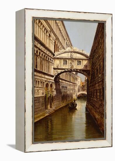 The Bridge of Sighs by Brandeis-Antonietta Brandeis-Framed Premier Image Canvas