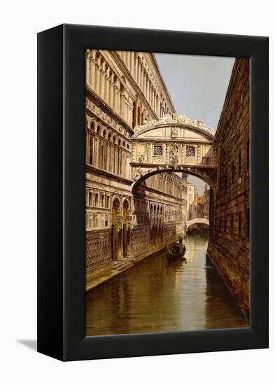 The Bridge of Sighs by Brandeis-Antonietta Brandeis-Framed Premier Image Canvas