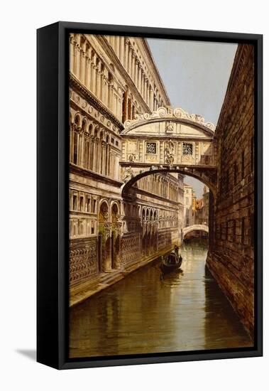 The Bridge of Sighs by Brandeis-Antonietta Brandeis-Framed Premier Image Canvas