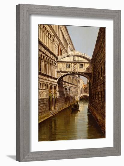The Bridge of Sighs by Brandeis-Antonietta Brandeis-Framed Giclee Print