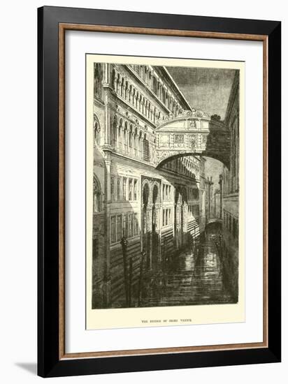 The Bridge of Sighs, Venice-null-Framed Giclee Print