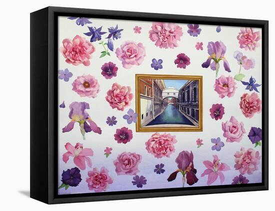 The Bridge Of Sighs-Christopher Ryland-Framed Premier Image Canvas