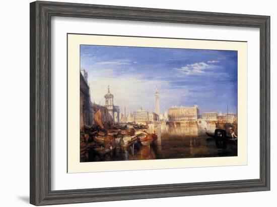 The Bridge of Sighs-J. M. W. Turner-Framed Art Print