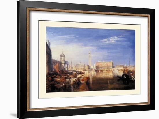 The Bridge of Sighs-J. M. W. Turner-Framed Art Print