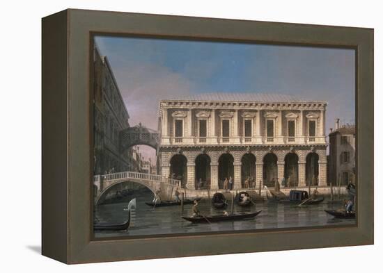 The Bridge of Sighs-Canaletto-Framed Premier Image Canvas