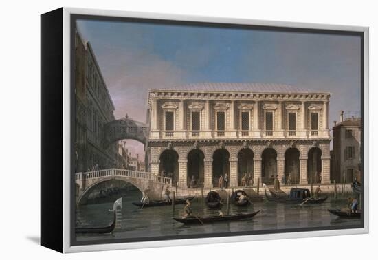 The Bridge of Sighs-Canaletto-Framed Premier Image Canvas