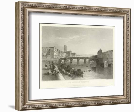 The Bridge of Toulouse-Alphonse Marie de Neuville-Framed Giclee Print