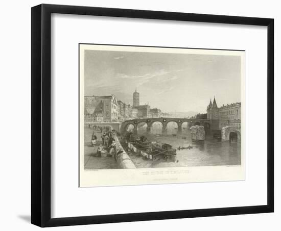 The Bridge of Toulouse-Alphonse Marie de Neuville-Framed Giclee Print