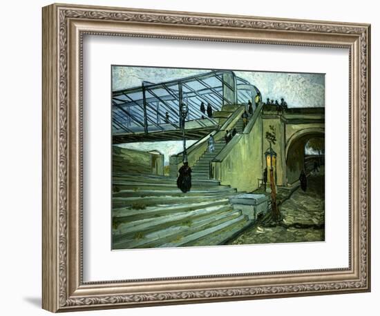 The Bridge of Trinquetaille-Vincent van Gogh-Framed Giclee Print