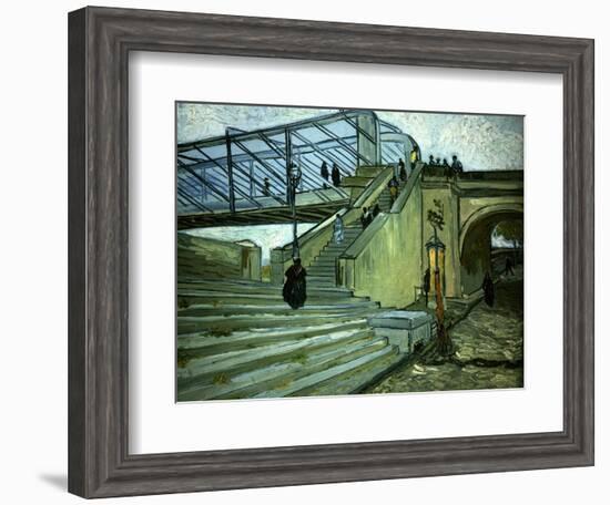 The Bridge of Trinquetaille-Vincent van Gogh-Framed Giclee Print